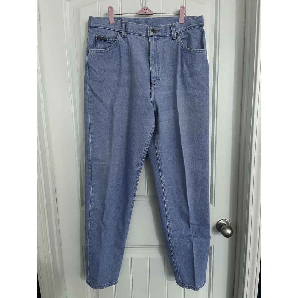 Vintage Denim Riders Mom Jeans Womens‎ Size 14 (34x31) Light Blue Denim